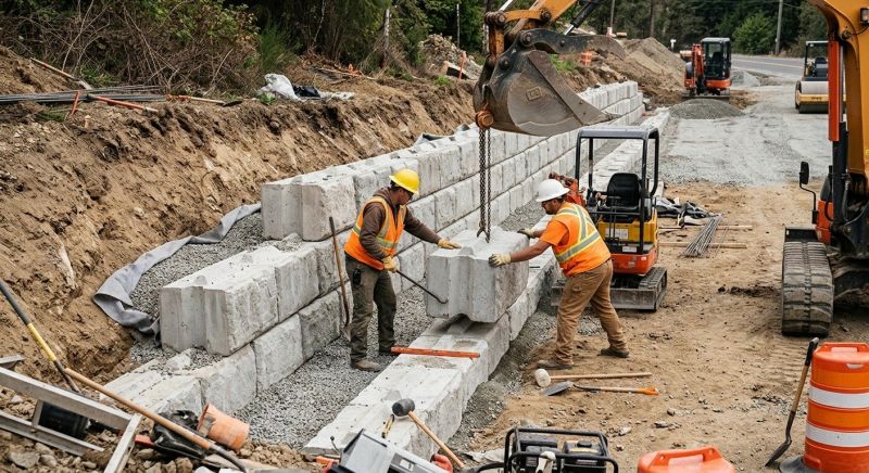 Block Foundation Installation in Boston, MA