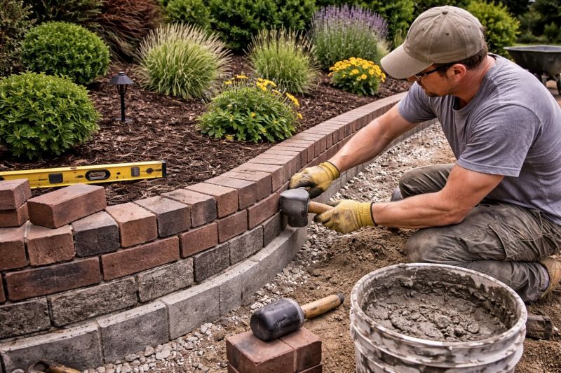 Brick Hardscape Installation in Stamford, CT