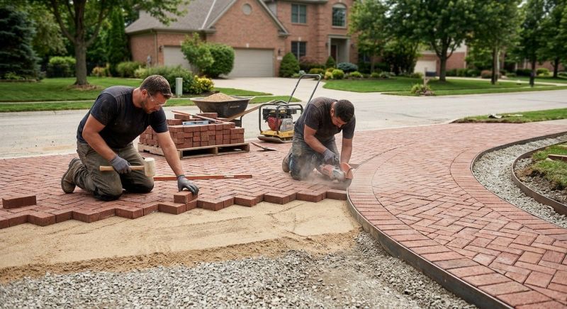 Brick Landscaping Installation in Fairfield County, CT
