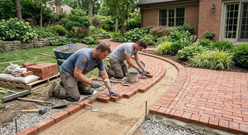Brick Landscaping Service in Danbury, CT