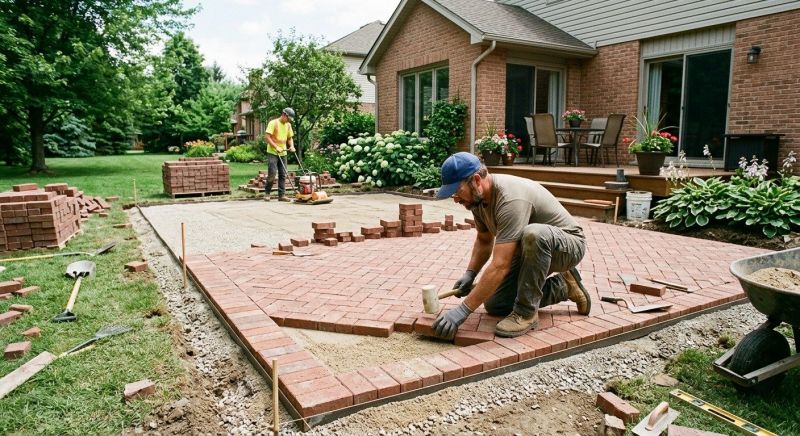 Brick Patio Installation in Fairfield County, CT