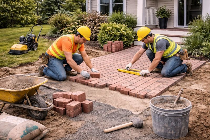 Brick Paving Installation in Boston, MA