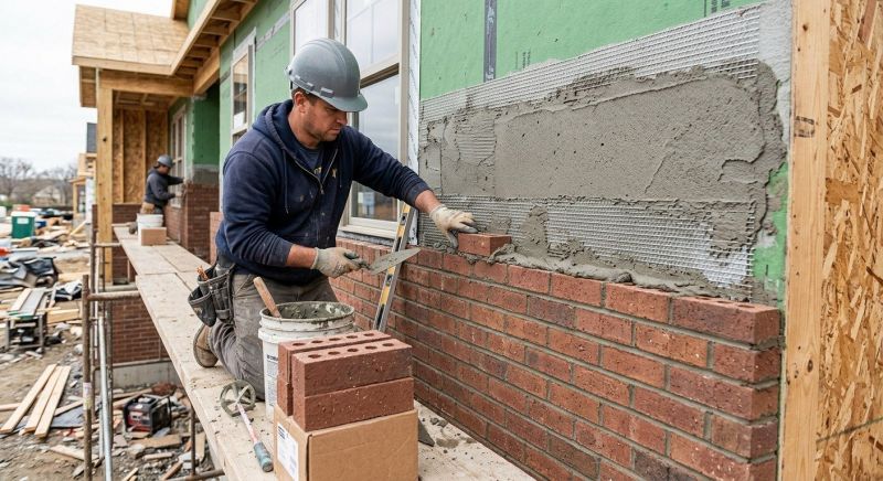 Brick Veneer Replacement in Napa, CA