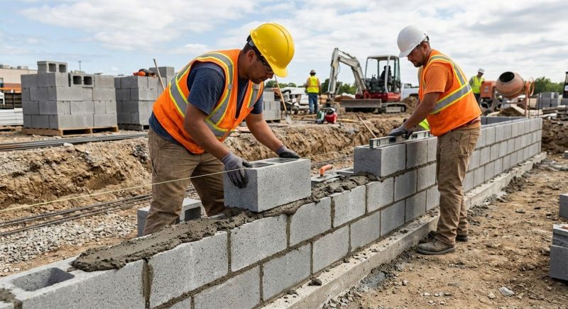 Concrete Blocks Installation in Stamford, CT