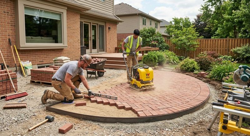 Brick Patio Installation in Norwalk, CT