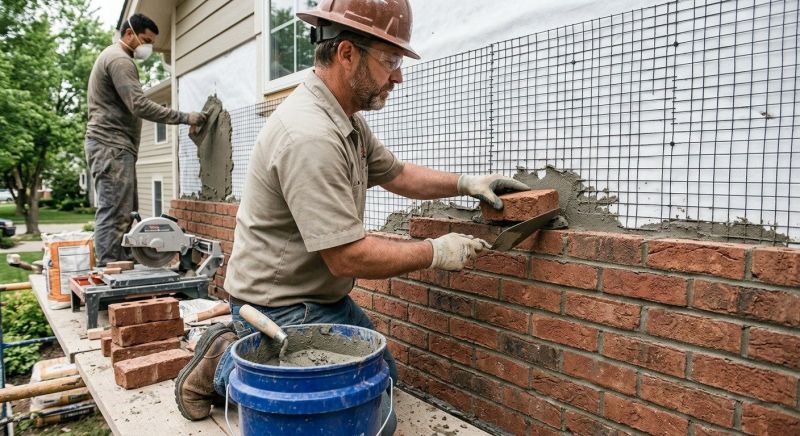 Brick Veneer Replacement in Santa Rosa, CA